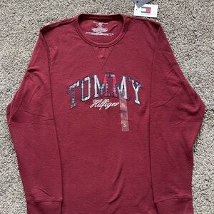 Tommy Hilfiger Burgundy Sweatshirt
